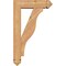 Ekena Millwork Funston Arts and Crafts Smooth Bracket w/ Offset Brace, Western Red Cedar, 5 1/2"W x 18"D x 30"H BKT0604X18X30FST03SWR - alternate 4